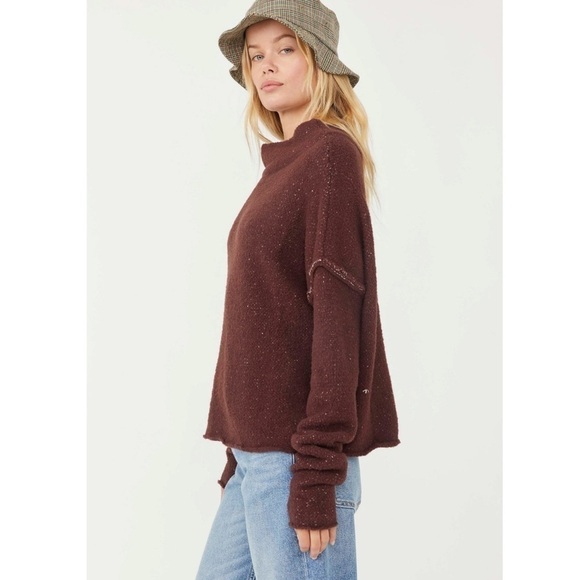 FREE PEOPLE San Vincent Funnel Neck Sweater - Picture 2 of 16